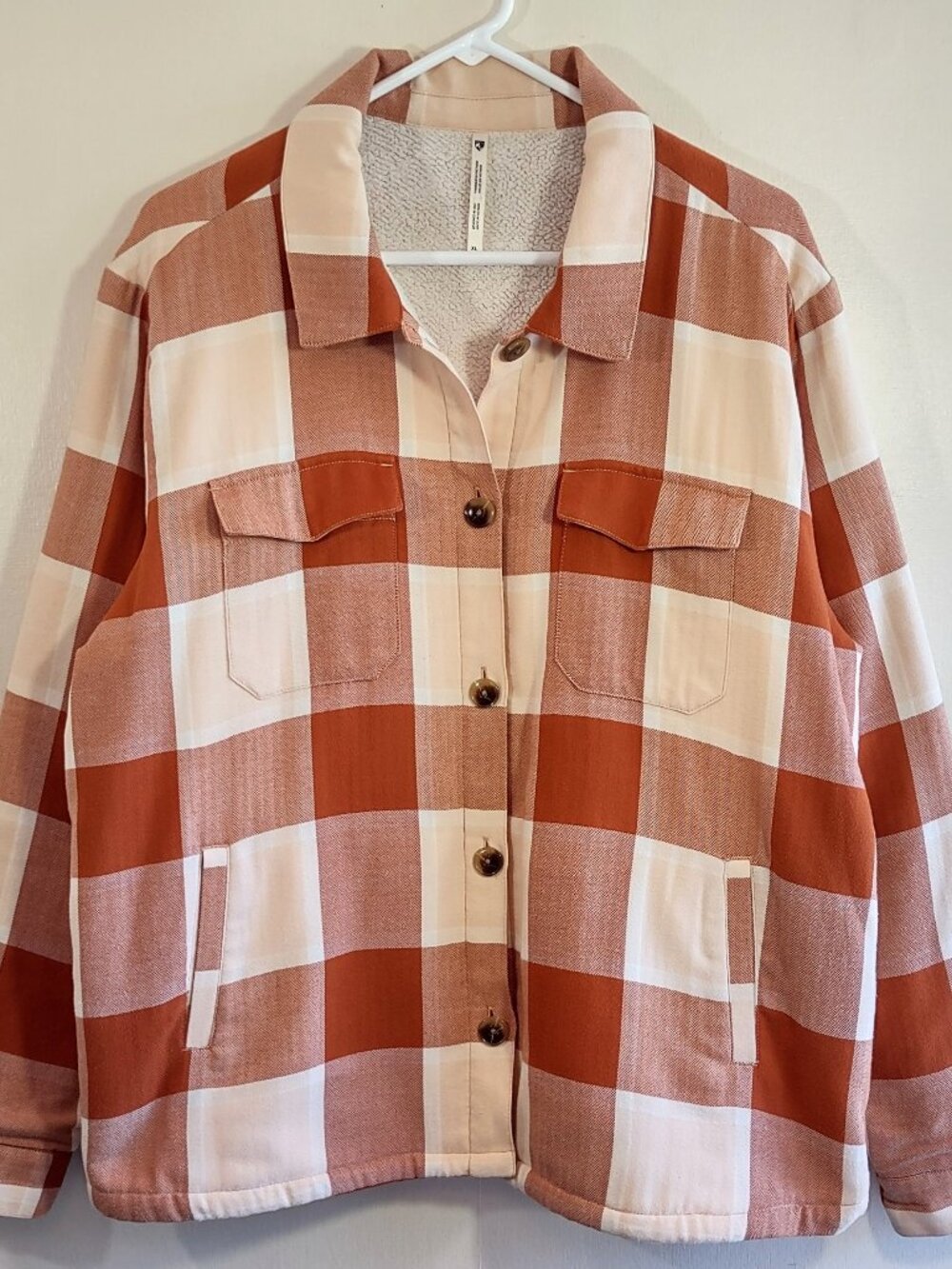 KUHL Ember Shirtjak Womens Jacket XL Fleece Buffalo Plaid Outdoor Cabin Nature - Picture 6 of 13